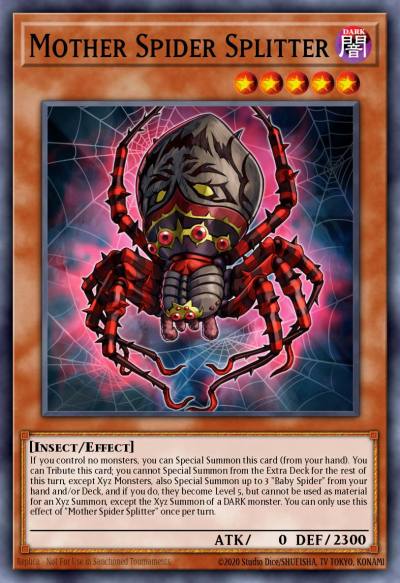 Mother Spider Splitter Ultra Rare BLMR-EN044 Battles of Legend Monstrous Revenge Yugioh card