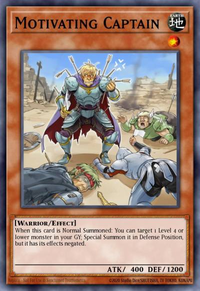 Motivating Captain Rare MP18-EN055 2018 Mega-Tin Mega Pack Yugioh card