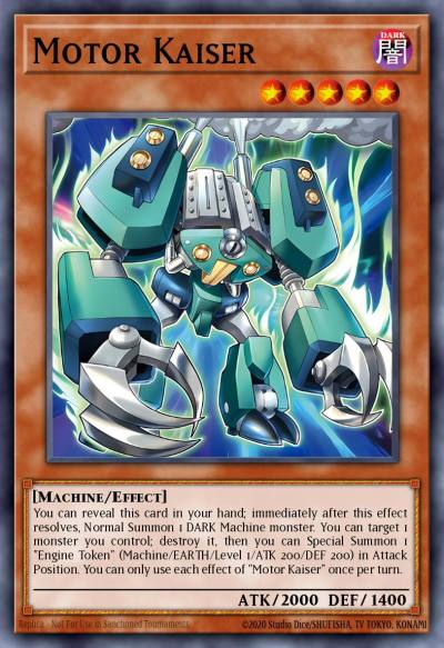 Motor Kaiser New BLMM-EN028 Battles of Legend Monster Mayhem Yugioh card