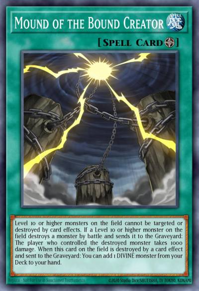 Mound of the Bound Creator Secret Rare DRLG-EN025 Dragons of Legend Yugioh card