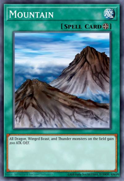 Mountain Common LOB-048 Legend of Blue Eyes White Dragon Yugioh card