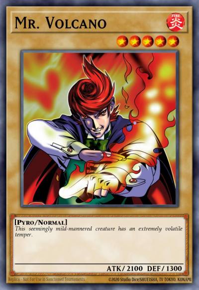 Mr Volcano Common PSV-044 Pharaohs Servant Yugioh card