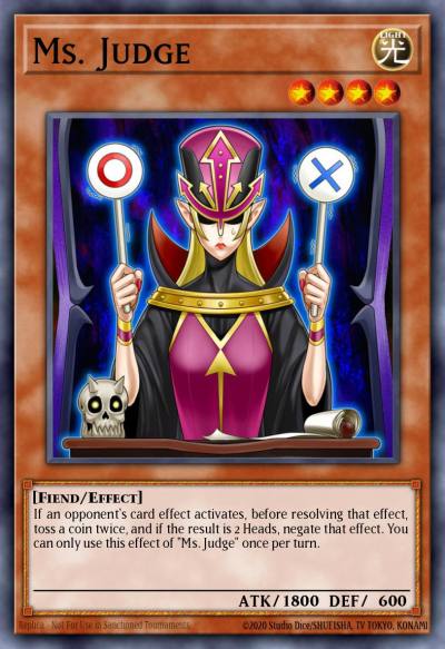 Ms Judge Short Print NECH-EN043 The New Challengers Yugioh card