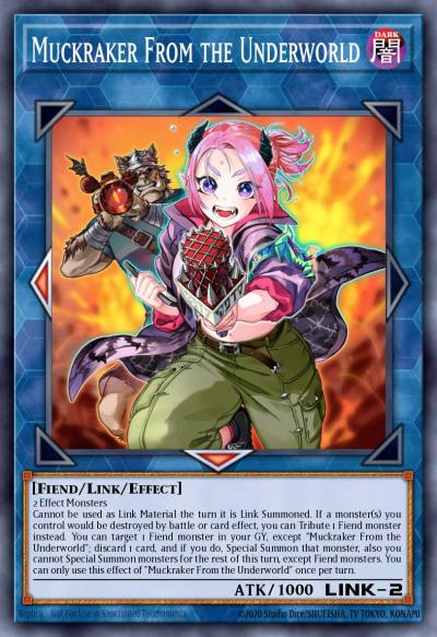 Muckraker From the Underworld Prismatic Secret Rare MP23-EN194 25th Anniversary Tin Dueling Heroes Mega Pack Yugioh card