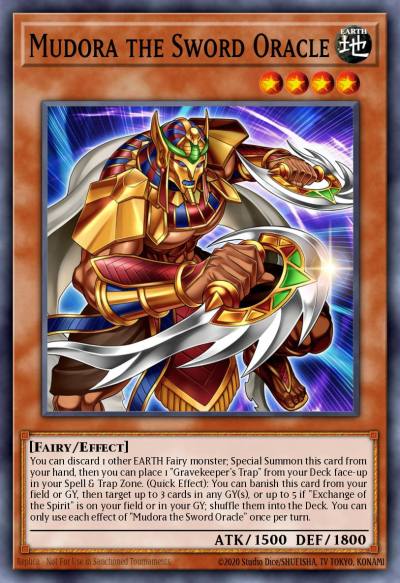 Mudora the Sword Oracle Ultra Rare MAMA-EN026 Magnificent Mavens Yugioh card