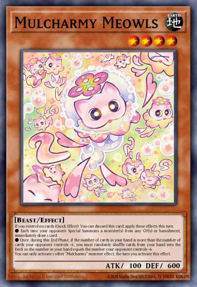 Mulcharmy Meowls Quarter Century Secret Rare SUDA-EN025 Supreme Darkness Yugioh card