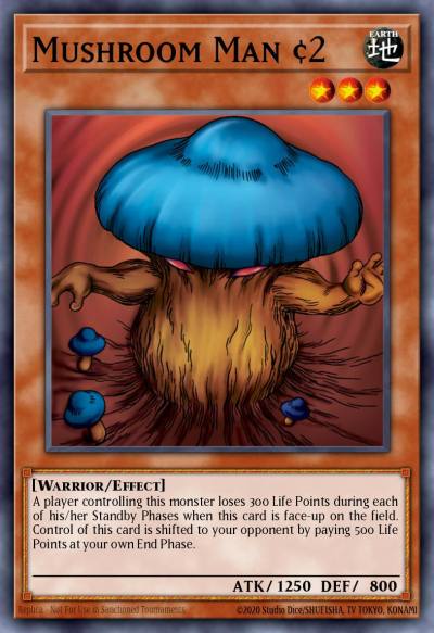 Mushroom Man #2 Common MRD-114 Metal Raiders Yugioh card
