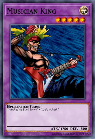 Musician King Common MRD-103 Metal Raiders Yugioh card