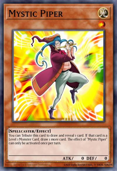 Mystic Piper Secret Rare EXVC-EN005 Extreme Victory Yugioh card