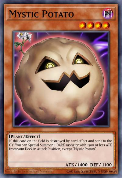 Mystic Potato Common MP25-EN339 2025 Mega-Pack Tin Yugioh card