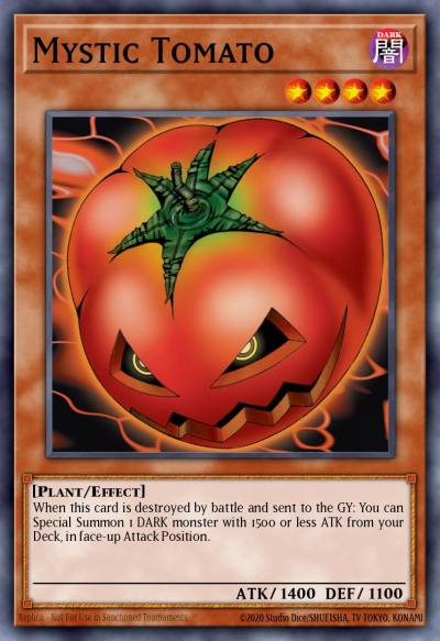 Mystic Tomato Rare DB1-EN057 Dark Beginning 1 Yugioh card