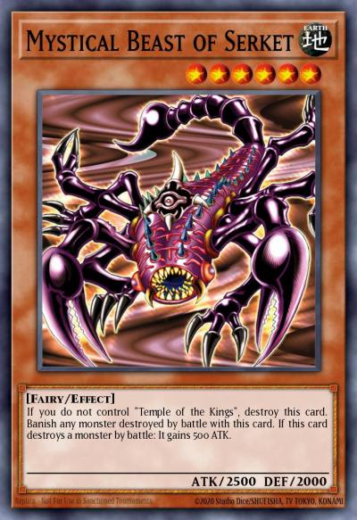 Mystical Beast of Serket Common DPRP-EN036 Duelist Pack Rivals of the Pharaoh Yugioh card