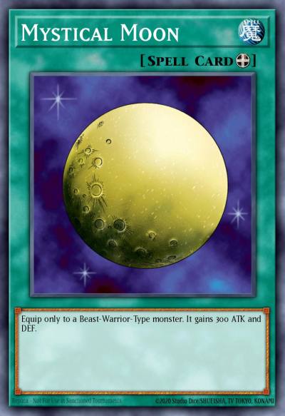 Mystical Moon Short Print LOB-094 Legend of Blue Eyes White Dragon Yugioh card