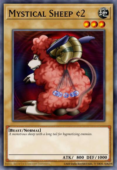 Mystical Sheep #2 Common LOB-037 Legend of Blue Eyes White Dragon Yugioh card