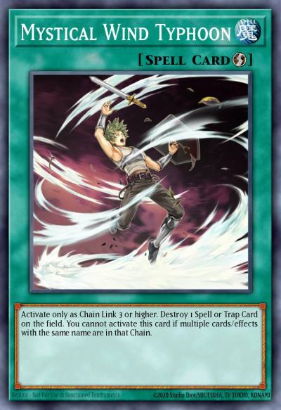Mystical Wind Typhoon Common CDIP-EN045 Cyberdark Impact Yugioh card