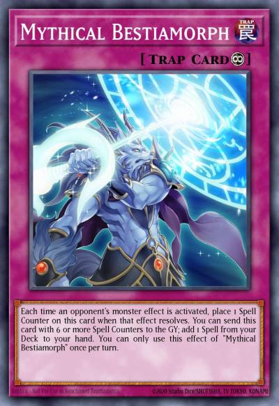 Mythical Bestiamorph Rare EXFO-EN073 Extreme Force Yugioh card