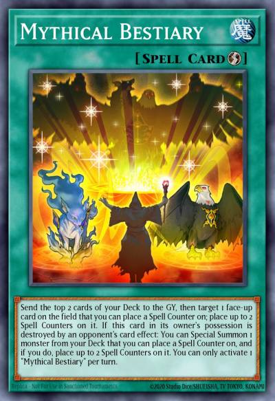 Mythical Bestiary Ultra Rare EXFO-EN058 Extreme Force Yugioh card