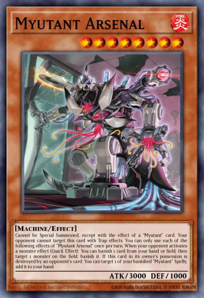 Myutant Arsenal Super Rare PHRA-EN089 Phantom Rage Yugioh card