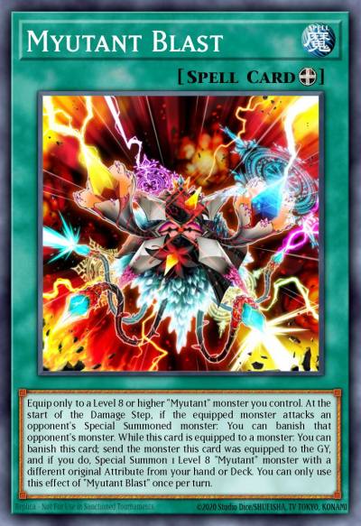 Myutant Blast Common PHRA-EN094 Phantom Rage Yugioh card