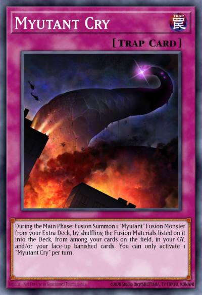 Myutant Cry Common PHRA-EN000 Phantom Rage Yugioh card