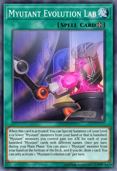 Myutant Evolution Lab Ultra Rare PHRA-EN092 Phantom Rage Yugioh card