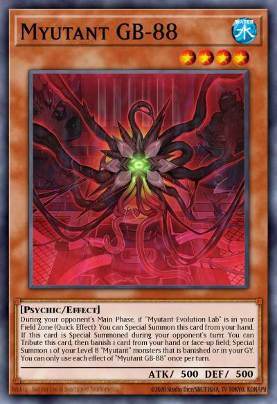 Myutant GB-88 Common PHRA-EN086 Phantom Rage Yugioh card