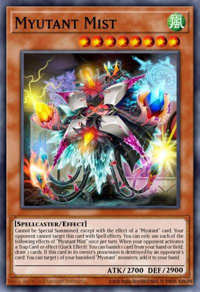 Myutant Mist Super Rare PHRA-EN088 Phantom Rage Yugioh card