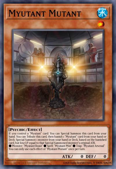 Myutant Mutant Common BACH-EN019 Battle of Chaos Yugioh card