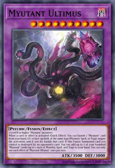 Myutant Ultimus Secret Rare PHRA-EN091 Phantom Rage Yugioh card