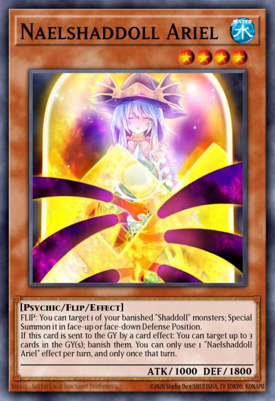 Naelshaddoll Ariel Ultra Rare MP21-EN245 2021 Tin of Ancient Battles Yugioh card