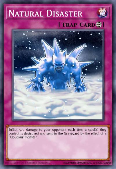 Natural Disaster Common GLAS-EN065 Gladiators Assault Yugioh card