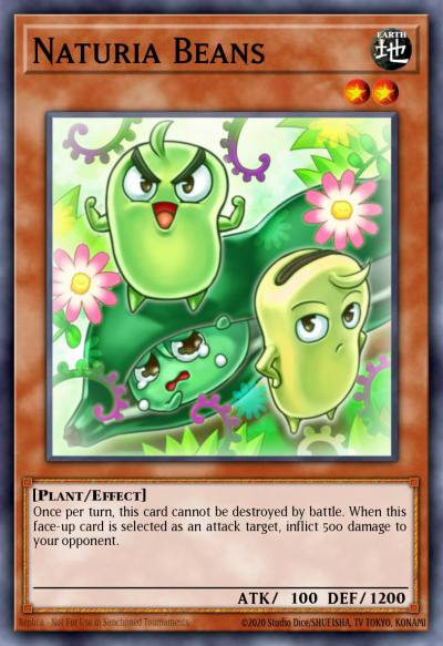 Naturia Beans Common DREV-EN028 Duelist Revolution Yugioh card