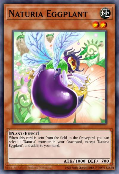 Naturia Eggplant Super Rare EXVC-EN098 Extreme Victory Yugioh card