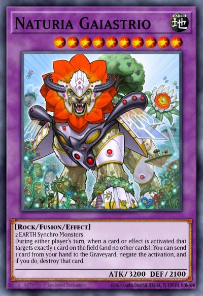 Naturia Gaiastrio Super Rare WSUP-EN033 World Superstars Yugioh card