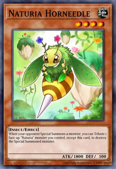 Naturia Horneedle Duel Terminal Rare Parallel Rare DT03-EN070 Duel Terminal 3 Yugioh card