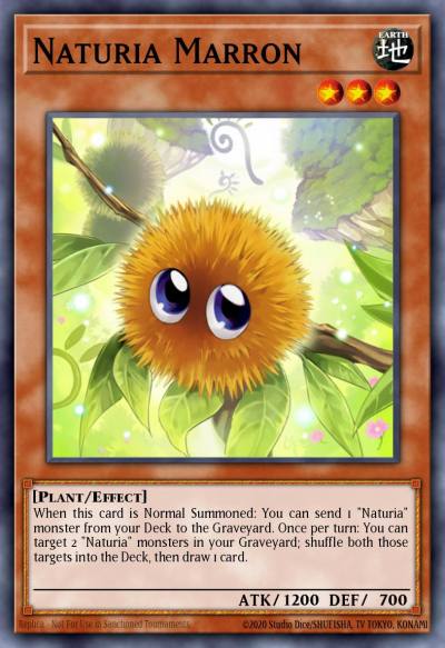Naturia Marron Common OP18-PT032 OTS Tournament Pack 18 (POR) Yugioh card