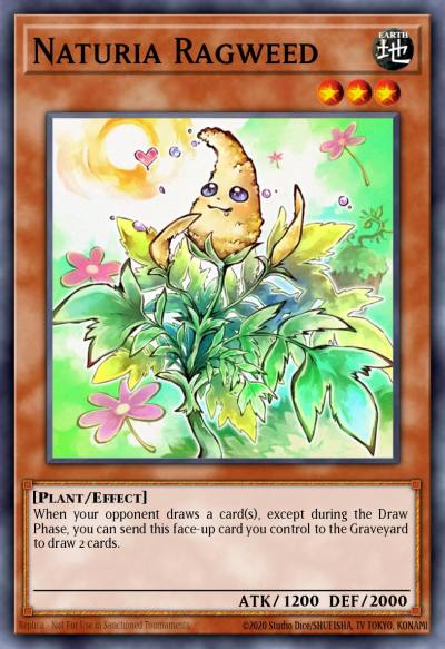 Naturia Ragweed Duel Terminal Normal Parallel Rare DT04-EN080 Duel Terminal 4 Yugioh card