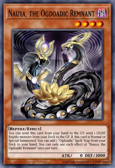Nauya the Ogdoadic Remnant Super Rare ANGU-EN002 Ancient Guardians Yugioh card