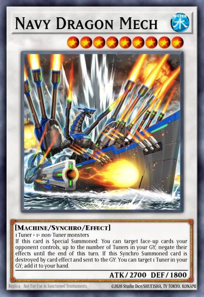 Navy Dragon Mech Super Rare DIFO-EN082 Dimension Force Yugioh card