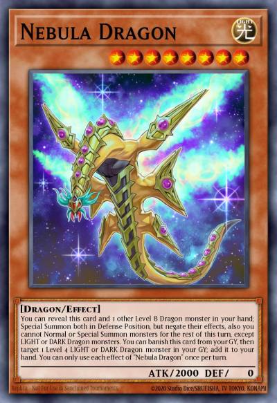 Nebula Dragon Common MP20-EN159 2020 Tin of Lost Memories Mega Pack Yugioh card