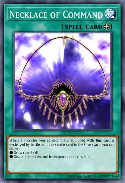 Necklace of Command Rare DR3-EN100 Dark Revelation Volume 3 Yugioh card