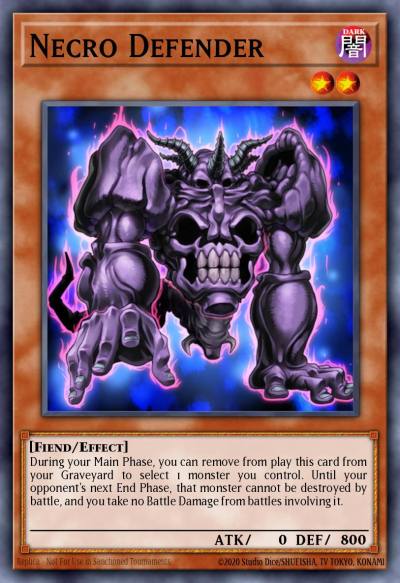 Necro Defender Rare EXVC-EN004 Extreme Victory Yugioh card
