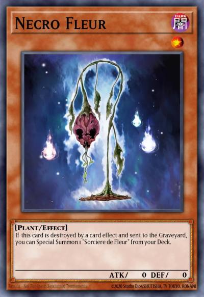 Necro Fleur Common LED8-EN029 Legendary Duelists Synchro Storm Yugioh card