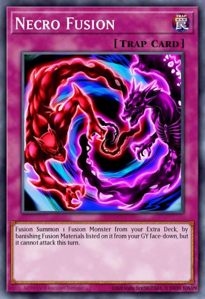 Necro Fusion Common MP19-EN210 2019 Gold Sarcophagus Tin Mega Pack Yugioh card