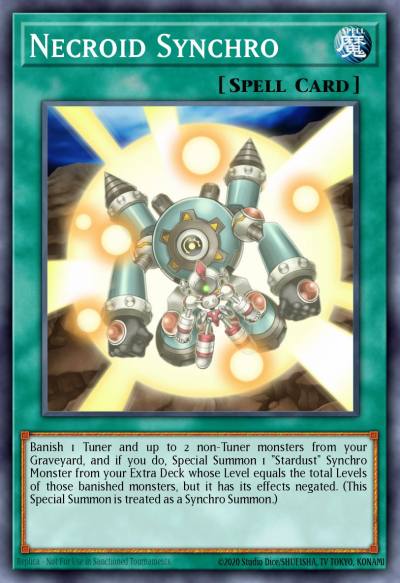 Necroid Synchro Ultra Rare DUSA-EN015 Duelist Saga Yugioh card