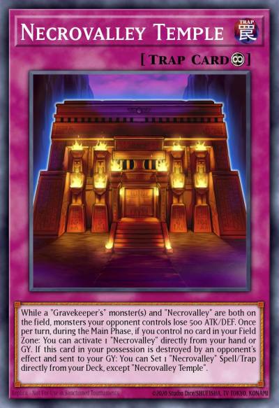 Necrovalley Temple Common MP19-EN205 2019 Gold Sarcophagus Tin Mega Pack Yugioh card