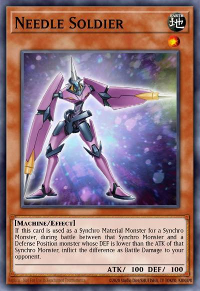 Needle Soldier Common STBL-EN004 Starstrike Blast Yugioh card