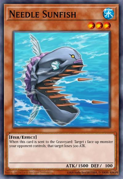 Needle Sunfish Common BP02-EN101 Battle Pack 2 War of the Giants Yugioh card