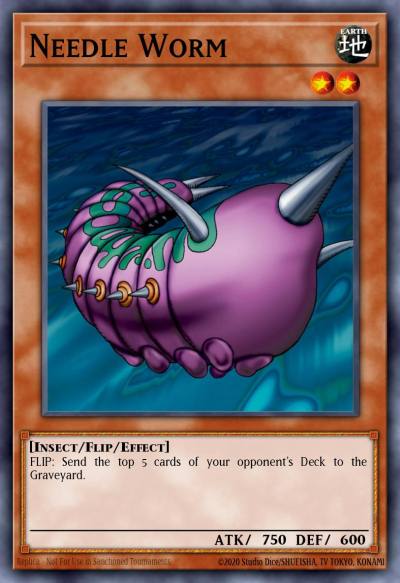 Needle Worm Common DB2-EN102 Dark Beginning 2 Yugioh card