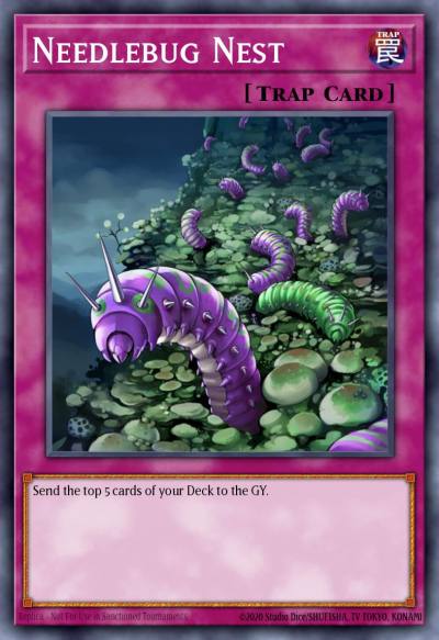Needlebug Nest Common SR02-EN037 Rise of the True Dragons Structure Deck Yugioh card